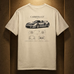 CARBON TRENCH – Porsche Carrera GT – Analog Automotive Heavyweight Tee