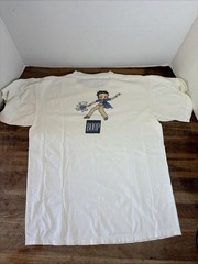 Vintage Betty Boop Boopswings Shirt USA Made Single Stitch 2 Sided Popeye Medium