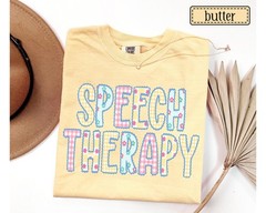 Speech Therapy Shirt Cute SLP SLPA Therapist Graphic Tee Gift