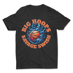 Custom T-Shirt, Big Hoops, Dtf Print On Next Level T-Shirt unisex Soft Cotton