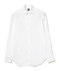 (ASK availability First) BEAMS Broadcloth Double Cuff Wide Collar Shirt New