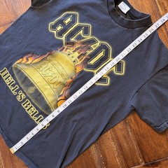 Vintage AC/DC All Sport Shirt Mens Large Black Hell’s Bells 2001 Tee T-Shirt