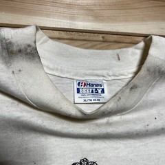 Vintage 80s Thrashed Distressed Cupid Horse Brass Ring Graphics Shirt Size XL