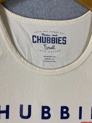 Chubbies Tank Top Men’s Small USA Cotton Beach Muscle Tee Butts 4th Of July