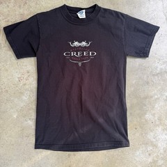 Creed Weathered World Tour 2002-2003 Rock Band Shirt sz Small Screamline Y2K Tee