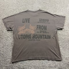 Travis Scott Shirt Large Gray Astroworld Fest See You On The Other Side 2021