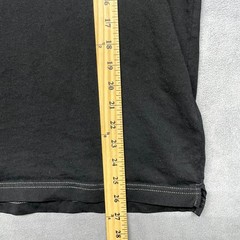 Diesel T Shirt Mens Black Spellout Graphic Cotton Side Slit Hemline Streetwear