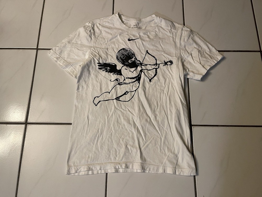 NIKE x Drake Certified Lover Boy CLB Cherub Angel Center Swoosh T-Shirt Small