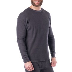 Alpine Swiss Mens Thermal Long Sleeve Top Waffle Knit Shirt Base Layer Underwear