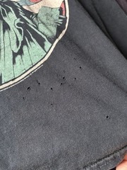 RARE Large Ghost Black To The Future 2016 Tour Liberty Shirt *FLAWS, SEE PHOTOS*