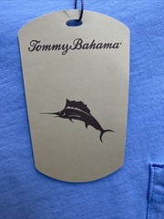 Tommy Bahama Men’s Medium Sky Blue Crew Neck T-Shirt Cabo Bay Tee SS NWT