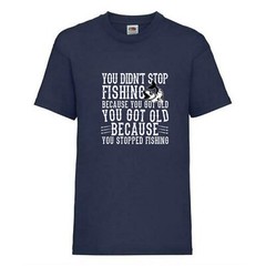 Fishing Fish Trout Old Novelty T Shirt Various Colours And Sizes