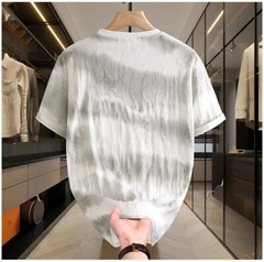 Men Luxury Fashion Trendy Star Ripped Hole Casual Summer Streetwear T-Shirt