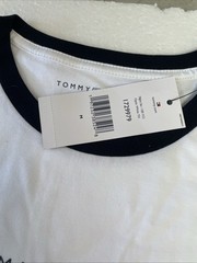 NWT Men’s Tommy Hilfiger Classic Logo Short Sleeve T-Shirt White size M