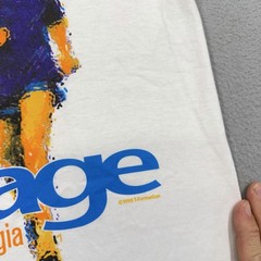 Vintage Hanes Shirt Mens Small White Heritage Thomasville YMCA Runner 1998 Tee