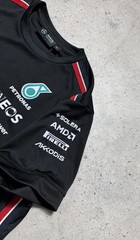 AMG Petronas Black Mercedes-Benz Black T-Shirt Racing