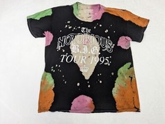 The Notorious B.I.G. Biggie Smalls Men’s 1995 Tour Tie Dye Tee T-Shirt Medium
