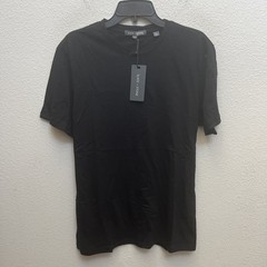 NEW Slate & Stone Men’s Black Crew-Neck Short Sleeve T-Shirt Cotton NWT Medium