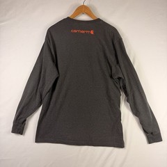Carhartt T-Shirt Men’s Medium Original Fit Gray Pocket Long Sleeve K231