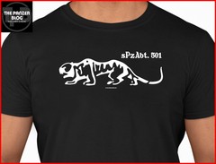 501st Heavy Panzer Division T-Shirt WWII German Tank
