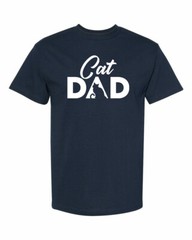 CAT DAD Unisex T-Shirt Multi Colors S-XL FREE S&H! Cat Pet Lover Gift