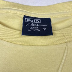 Polo Ralph Lauren Mens T-Shirt Fall Yellow Blue Pony Logo Cotton Tee Small NWT
