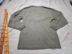 Field Master Shirt Mens Medium Gray Henley Outdoor Casual Daily Preppy Tee