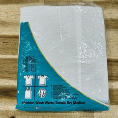 Vtg 70s 80s Kmart White T Shirts V-Neck 3 Pack M 38-40 Combed Cotton Tee NOS