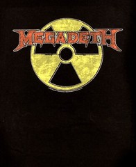 MEGADETH cd lgo Rust in Peace RADIATION Official SHIRT XL New peace business