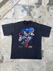Rare Bootleg Gundam Wing Anime T Shirt XXL Nigata Club Rare Graphic Faded