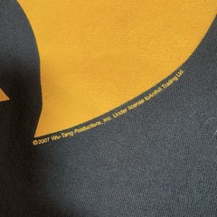 2007 Y2K Wu-Tang Clan T-Shirt Wutang Logo W Black Hip Hop Rap Size XL