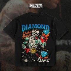 Dustin Poirier Diamond Skeleton UFC Heavy Cotton T-shirt MMA Fight