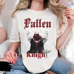 Fallen Knight T-Shirt – Cool Urban Streetwear Graphic Tee Gift