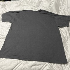 Hanes Beefy T-shirt 2XLT Grey 60% Cotton/40% Polyester Crew Neck Short Sleeve N