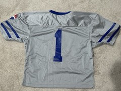 Vintage Rawlings Pepsi One Mesh Promo Football Jersey Mens XL Silver & Blue