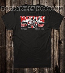 Retro Hot Rod Tee T Shirt Drag Race Racing Matty’s Speed Shop Monroe CT