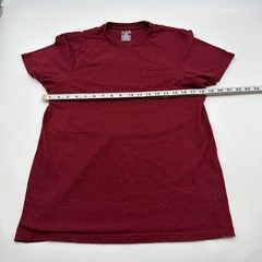 CSG Champs Sports Gear T-shirt Men S Burgundy Aop Pocket .#41499