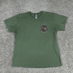 United States Marine Corps Shirt Mens Medium Green Semper Fidelis USMC Military