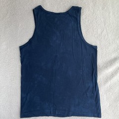 VTG The Mountain Dragon Shirt Mens Medium Tank Top Blue Skulls Fantasy NEW