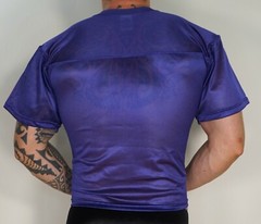 MEN’S PURPLE THIN FOOTBALL MESH SHIRT ADULT MEDIUM
