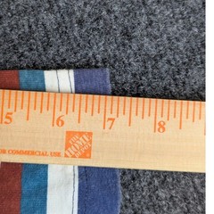 Unionbay Vintage Striped T-Shirt Mens One Size Blue Red White Cotton Made in USA
