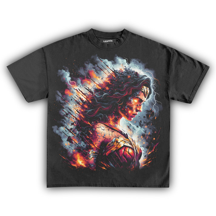 Wonder Woman Graphic T-Shirt Havoc Series Amazon Warrior Tee Unisex