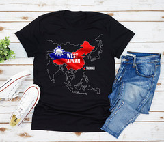 West Taiwan Funny China Shirt T-Shirt Taiwanese Support L XL Men Women