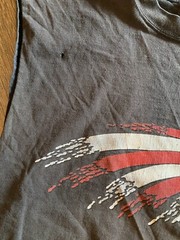VTG 90s Harley Davidson Motorcycle T-Shirt XL Sleveless American Eagle Hawk Eye