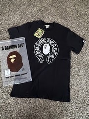 A Bathing Ape BAPE Men’s L Cotton Graphic Logo Crew Neck Tee Lot of 3