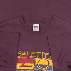 Anvil Vintage Sweetpea Festival T-Shirt X-Large Men’s 2000 USA Made Purple