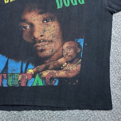 Vintage 1990s Snoop Dogg Tupac 2 Of Amerikaz Most Wanted Rap Tee T-Shirt Sz L
