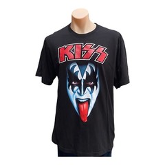Vintage KISS T-Shirt Mens Size XL Heavy Metal Rock Music Tee The Roxx Single S