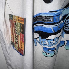 Shelby Ford Mustang Cut Off Shirt Sleeveless Muscle Graphic Tees GT 350 SZ L