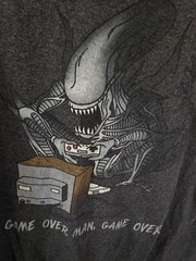 Alien Game Over Man Shirt Mens Large Ripple Junction Xenomorph Video Game Tee